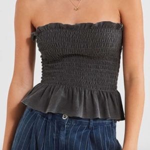 Urban Outfitters Strapless Smocked Tube Top